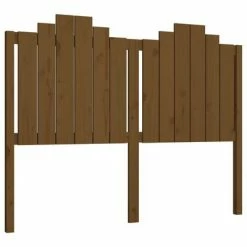 VidaXL Tête de lit Marron miel 141x4x110 cm Bois massif de pin