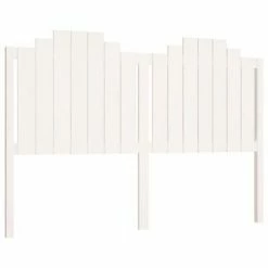 VidaXL Tête de lit Blanc 156x4x110 cm Bois massif de pin