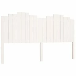 VidaXL Tête de lit Blanc 186x4x110 cm Bois massif de pin