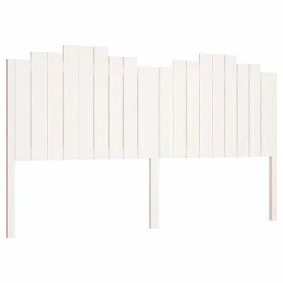 VidaXL Tête de lit Blanc 186x4x110 cm Bois massif de pin 3 VidaXL Tête de lit Blanc 186x4x110 cm Bois massif de pin