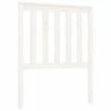 VidaXL Tête de lit Blanc 81x6x101 cm Bois massif de pin 2 VidaXL Tête de lit Blanc 81x6x101 cm Bois massif de pin -Têtes et pieds de lit Soldes image 2 818496