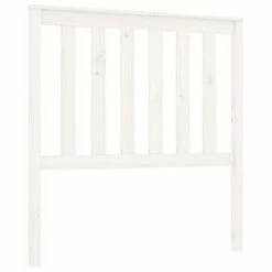 VidaXL Tête de lit Blanc 96x6x101 cm Bois massif de pin