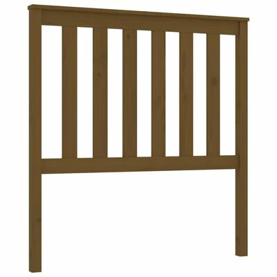 VidaXL Tête de lit Marron miel 96x6x101 cm Bois massif de pin 3 VidaXL Tête de lit Marron miel 96x6x101 cm Bois massif de pin
