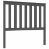 VidaXL Tête de lit Gris 106x6x101 cm Bois massif de pin -Têtes et pieds de lit Soldes image 2 818507
