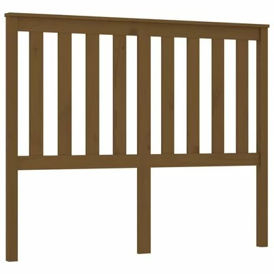 VidaXL Tête de lit Marron miel 146x6x101 cm Bois massif de pin 3 VidaXL Tête de lit Marron miel 146x6x101 cm Bois massif de pin