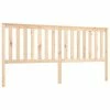VidaXL Tête de lit 206x6x101 cm Bois massif de pin -Têtes et pieds de lit Soldes image 2 818540