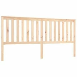 VidaXL Tête de lit 206x6x101 cm Bois massif de pin