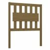 VidaXL Tête de lit Marron miel 80,5x4x100 cm Bois massif de pin -Têtes et pieds de lit Soldes image 2 818548
