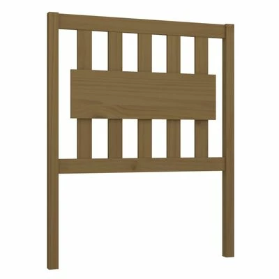 VidaXL Tête de lit Marron miel 80,5x4x100 cm Bois massif de pin 3 VidaXL Tête de lit Marron miel 80,5x4x100 cm Bois massif de pin
