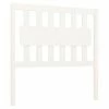 VidaXL Tête de lit Blanc 95,5x4x100 cm Bois massif de pin -Têtes et pieds de lit Soldes image 2 818551