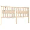 VidaXL Tête de lit 125,5x4x100 cm Bois massif de pin -Têtes et pieds de lit Soldes image 2 818560