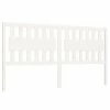 VidaXL Tête de lit Blanc 185,5x4x100 cm Bois massif de pin