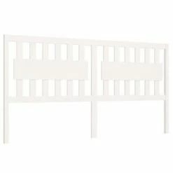 VidaXL Tête de lit Blanc 185,5x4x100 cm Bois massif de pin