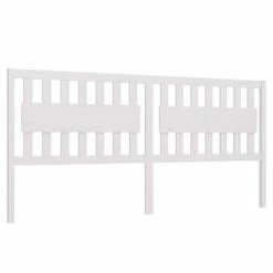 VidaXL Tête de lit Blanc 205,5x4x100 cm Bois massif de pin