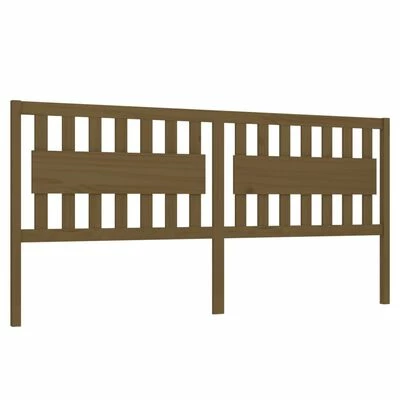 VidaXL Tête de lit Marron miel 205,5x4x100 cm Bois massif de pin 3 VidaXL Tête de lit Marron miel 205,5x4x100 cm Bois massif de pin
