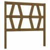 VidaXL Tête de lit Marron miel 81x4x100 cm Bois massif de pin -Têtes et pieds de lit Soldes image 2 818598