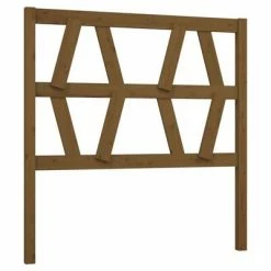 VidaXL Tête de lit Marron miel 81x4x100 cm Bois massif de pin