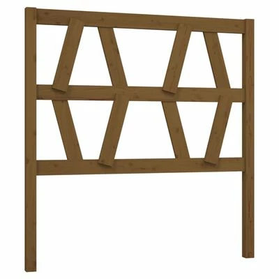 VidaXL Tête de lit Marron miel 81x4x100 cm Bois massif de pin 3 VidaXL Tête de lit Marron miel 81x4x100 cm Bois massif de pin