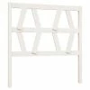 VidaXL Tête de lit Blanc 106x4x100 cm Bois massif de pin -Têtes et pieds de lit Soldes image 2 818606