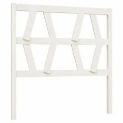 VidaXL Tête de lit Blanc 106x4x100 cm Bois massif de pin