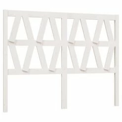 VidaXL Tête de lit Blanc 141x4x100 cm Bois massif de pin
