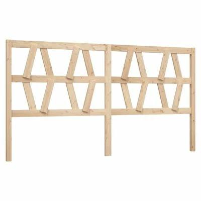 VidaXL Tête de lit 206x4x100 cm Bois massif de pin 3 VidaXL Tête de lit 206x4x100 cm Bois massif de pin