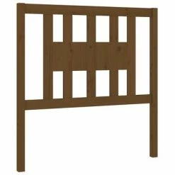 VidaXL Tête de lit Marron miel 96x4x100 cm Bois massif de pin