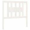 VidaXL Tête de lit Blanc 106x4x100 cm Bois massif de pin -Têtes et pieds de lit Soldes image 2 818656
