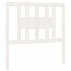 VidaXL Tête de lit Blanc 106x4x100 cm Bois massif de pin