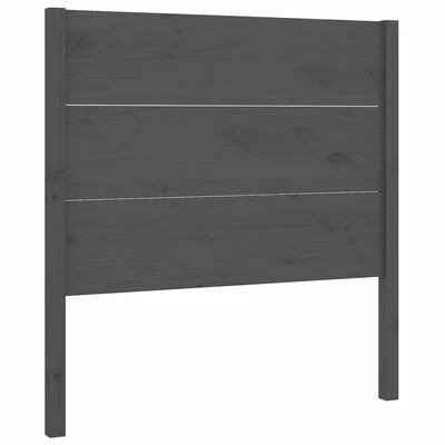 VidaXL Tête de lit Gris 96x4x100 cm Bois massif de pin 3 VidaXL Tête de lit Gris 96x4x100 cm Bois massif de pin