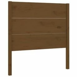 VidaXL Tête de lit Marron miel 96x4x100 cm Bois massif de pin