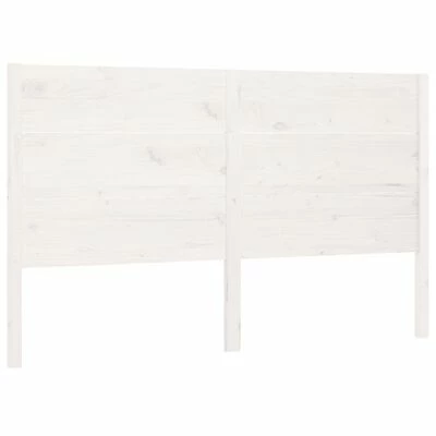 VidaXL Tête de lit Blanc 166x4x100 cm Bois massif de pin 3 VidaXL Tête de lit Blanc 166x4x100 cm Bois massif de pin