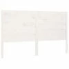 VidaXL Tête de lit Blanc 186x4x100 cm Bois massif de pin -Têtes et pieds de lit Soldes image 2 818736