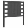 VidaXL Tête de lit Gris 96x4x100 cm Bois massif de pin 1 VidaXL Tête de lit Gris 96x4x100 cm Bois massif de pin -Têtes et pieds de lit Soldes image 2 818752