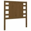VidaXL Tête de lit Marron miel 96x4x100 cm Bois massif de pin -Têtes et pieds de lit Soldes image 2 818753