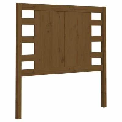 VidaXL Tête de lit Marron miel 96x4x100 cm Bois massif de pin 3 VidaXL Tête de lit Marron miel 96x4x100 cm Bois massif de pin