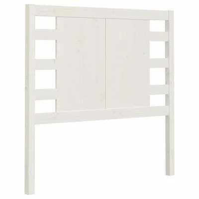 VidaXL Tête de lit Blanc 106x4x100 cm Bois massif de pin 3 VidaXL Tête de lit Blanc 106x4x100 cm Bois massif de pin