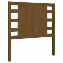 VidaXL Tête de lit Marron miel 106x4x100 cm Bois massif de pin