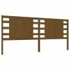 VidaXL Tête de lit Marron miel 126x4x100 cm Bois massif de pin -Têtes et pieds de lit Soldes image 2 818763