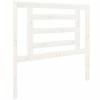 VidaXL Tête de lit Blanc 96x4x100 cm Bois massif de pin -Têtes et pieds de lit Soldes image 2 818801