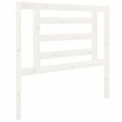 VidaXL Tête de lit Blanc 96x4x100 cm Bois massif de pin