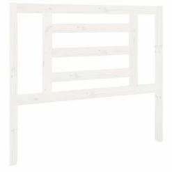VidaXL Tête de lit Blanc 106x4x100 cm Bois massif de pin