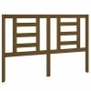 VidaXL Tête de lit Marron miel 141x4x100 cm Bois massif de pin -Têtes et pieds de lit Soldes image 2 818818