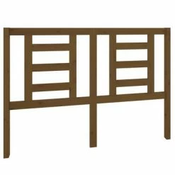 VidaXL Tête de lit Marron miel 141x4x100 cm Bois massif de pin