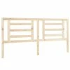 VidaXL Tête de lit 186x4x100 cm Bois massif de pin -Têtes et pieds de lit Soldes image 2 818835