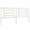 VidaXL Tête de lit Blanc 186x4x100 cm Bois de pin massif 1 VidaXL Tête de lit Blanc 186x4x100 cm Bois de pin massif -Têtes et pieds de lit Soldes image 2 818836