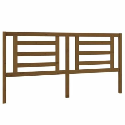 VidaXL Tête de lit Marron miel 186x4x100 cm Bois de pin massif 3 VidaXL Tête de lit Marron miel 186x4x100 cm Bois de pin massif