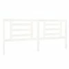 VidaXL Tête de lit Blanc 206x4x100 cm Bois de pin massif 1 VidaXL Tête de lit Blanc 206x4x100 cm Bois de pin massif -Têtes et pieds de lit Soldes image 2 818841