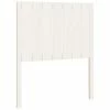VidaXL Tête de lit Blanc 80,5x4x100 cm Bois massif de pin -Têtes et pieds de lit Soldes image 2 818846