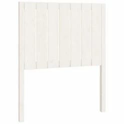 VidaXL Tête de lit Blanc 80,5x4x100 cm Bois massif de pin